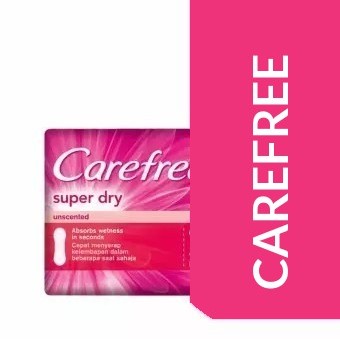 CAREFREE SUPER DRY UNSCENTED 100'S