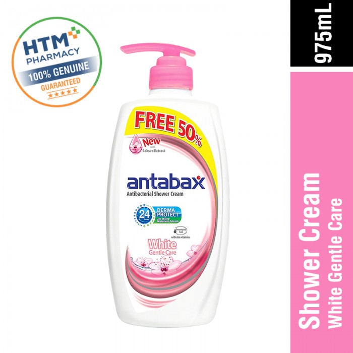 Antabax Shower Cream 975ml - White Gentle Care