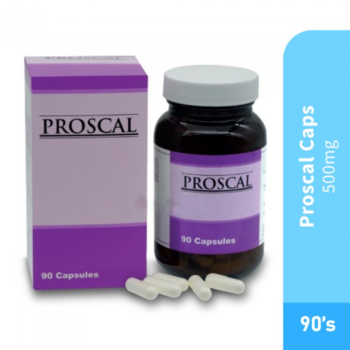 PROSCAL Caps 500mg 90's- Calcium, Magnesium, Capsule