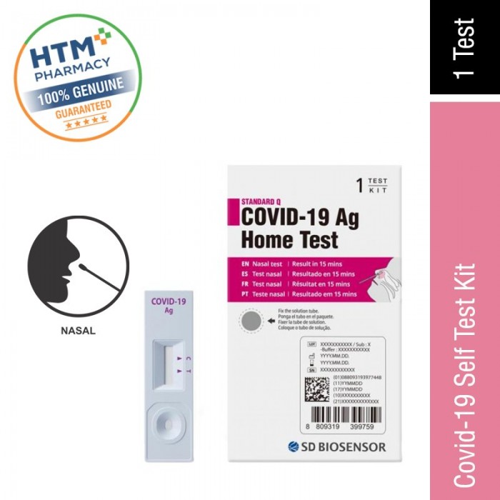 Standard Q Covid-19 Nasal Antigen Rapid Test Kit [MDA approved]