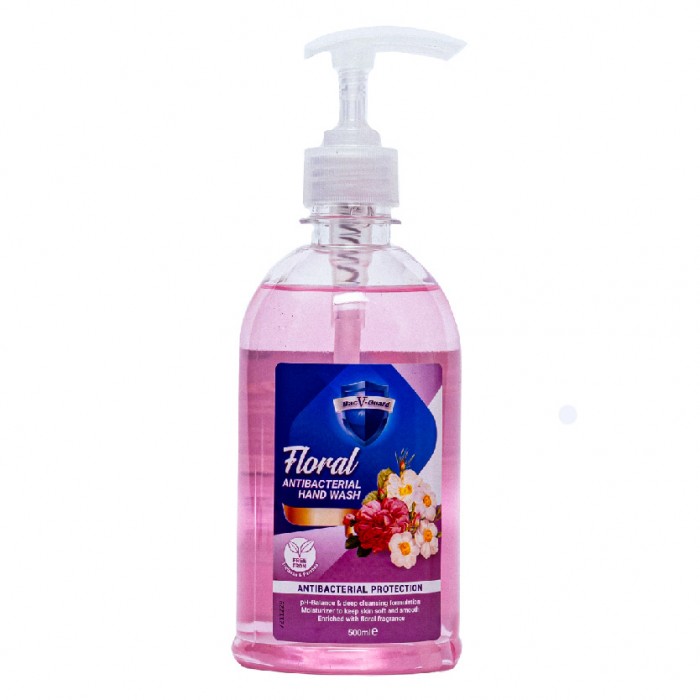 Bacv-guard Antibacterial Hand Wash 500ml - Floral Moisturizer hand wash liquid sabun cuci tangan 洗手液