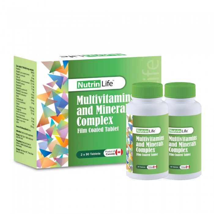 Nutrinlife Multivitamin & Minerals 90's x 2