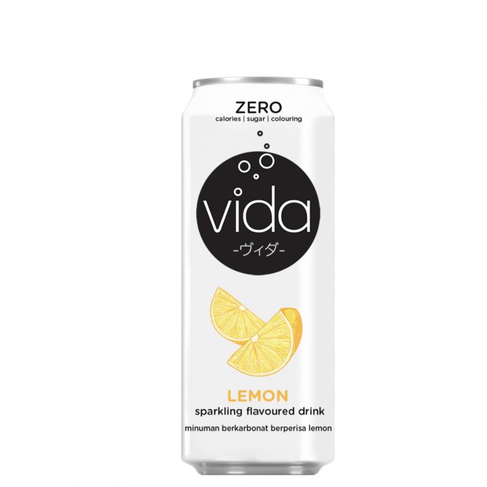 [HTM Online Exclusive] Vida Sparkling Juice 325ml - Lemon