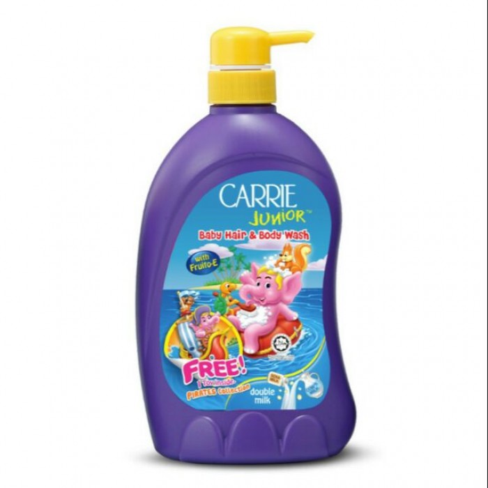 Carrie Junior Baby Hair & Body Wash 700G - Double Milk