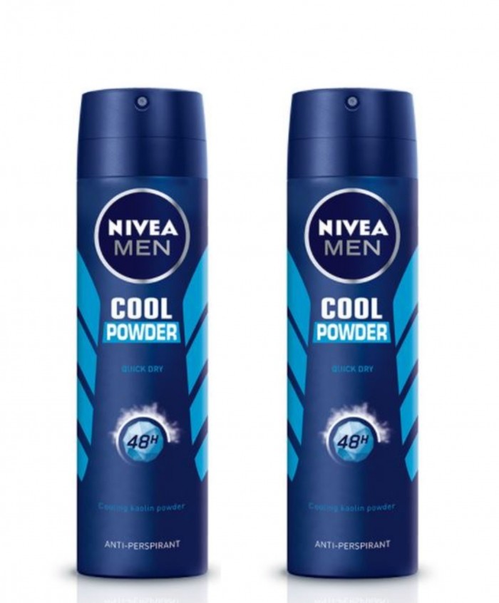 Nivea Men Spray 150ML X 2 - Cool Powder (85962)