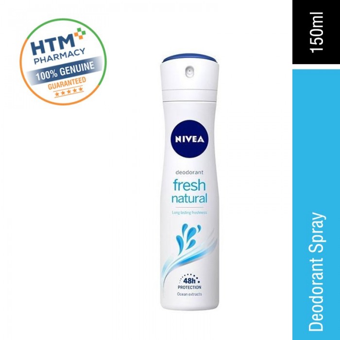 Nivea Deodorant Spray 150ML - Fresh Natural (81601)