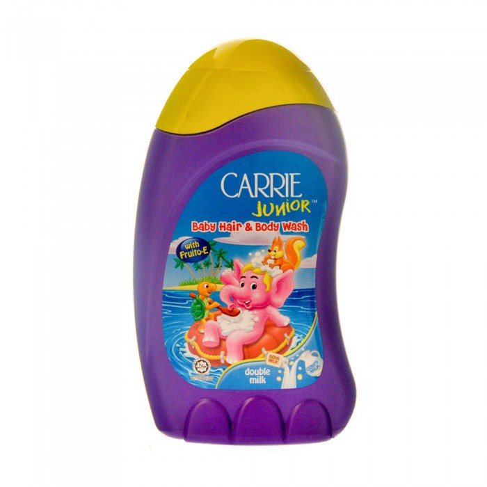 CARRIE JUNIOR BABY HAIR & BODY WASH 280G - DOUBLE MILK