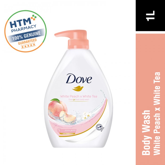 Dove Bodywash 1L - White Peach x White Tea