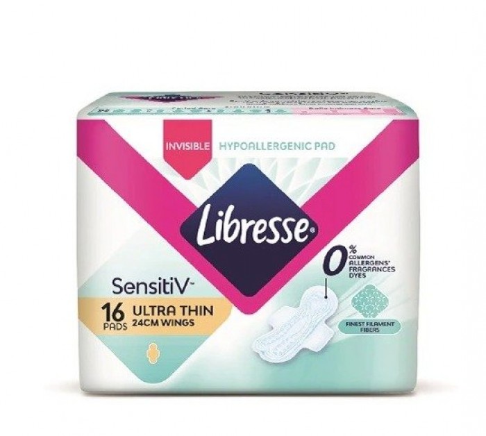 Libresse Sensitive Slim Wing 24cm 16's