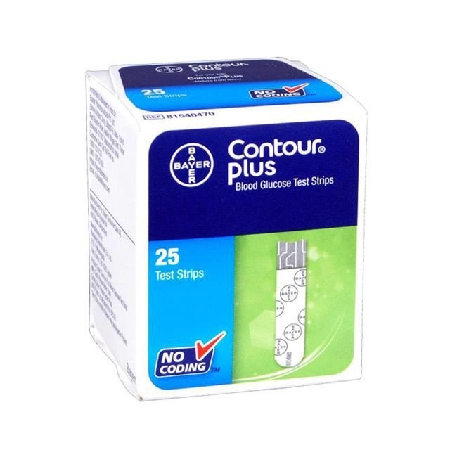 CONTOUR PLUS TEST STRIPS 25'S