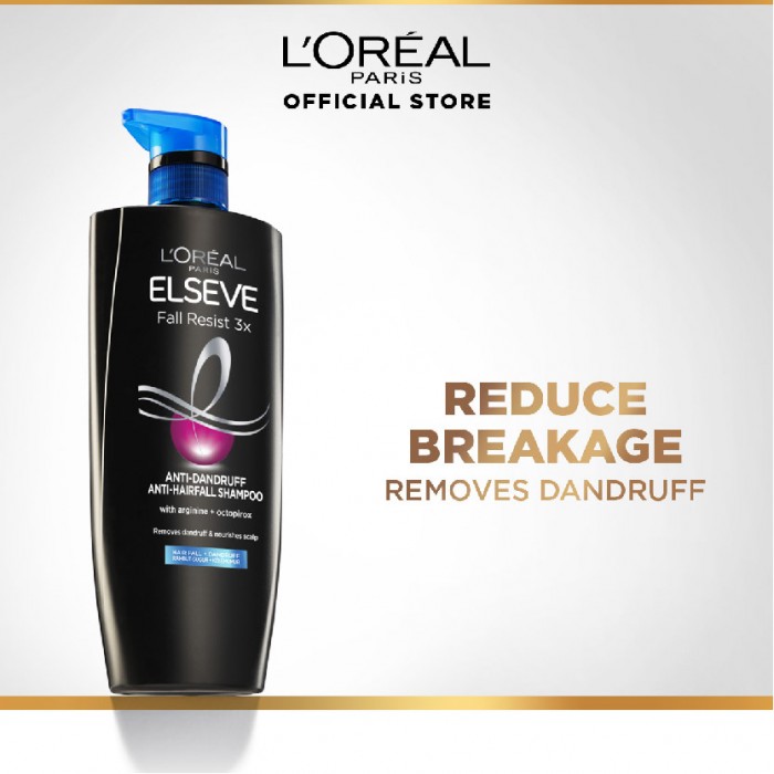 Loreal Elseve Fall Resist 3X Shampoo 620ml - Anti Dandruff