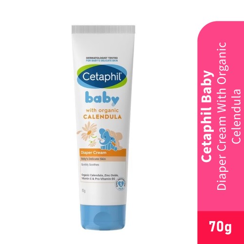 CETAPHIL Baby Diaper Cream with Calendula 70g for Nappy Cream, Cetaphil Diaper Cream