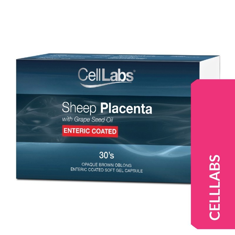 Celllabs Sheep Placenta With Grape Seed Oil (Enteric Coated) 30'S