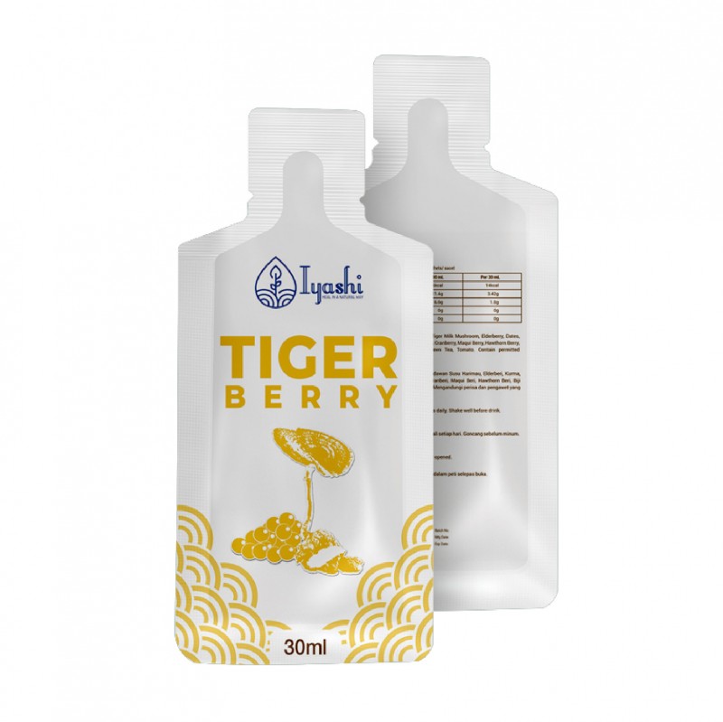 IYASHI Tiger Berry 虎乳芝 Tiger Milk Mushroom Kids & Adults ( Lung Supplement / 补肺 / Relief of Cough, Cold  ) 30ml X 1's
