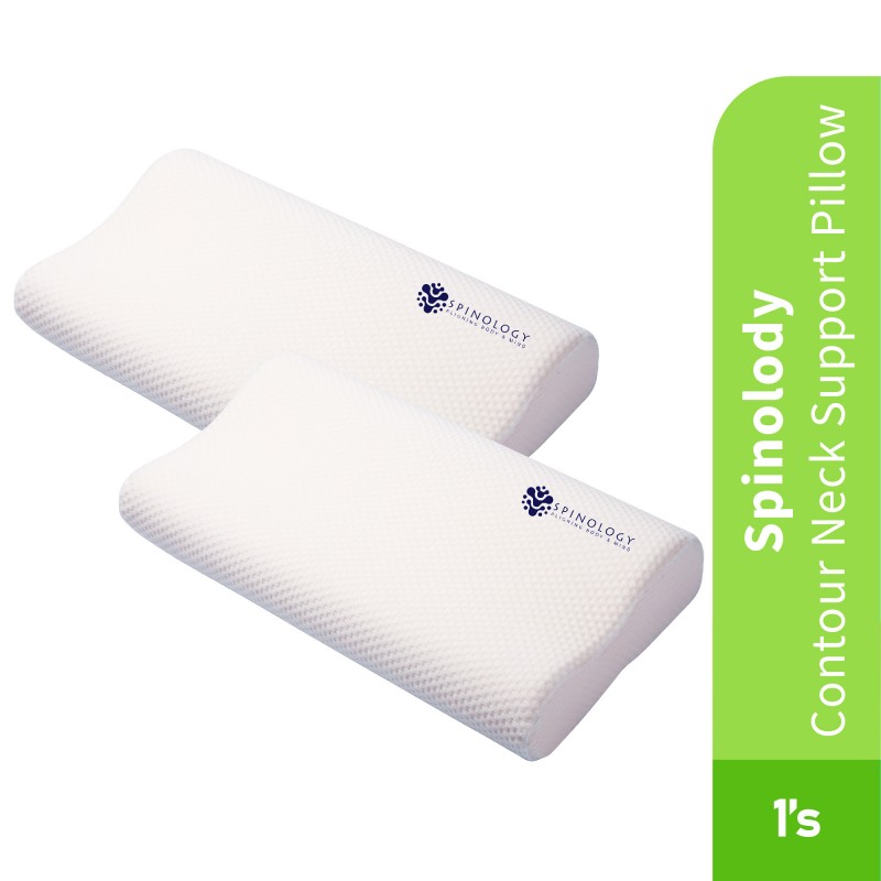 Spinology Contour Memory Foam Pillow Neck Support Ergonomic Orthopedic Neck Support Pillow 頸椎枕頭