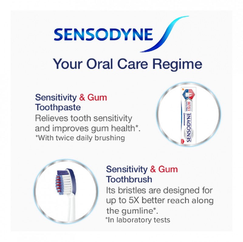 Sensodyne Sensitivity & Gum 100g Foc Toothbrush