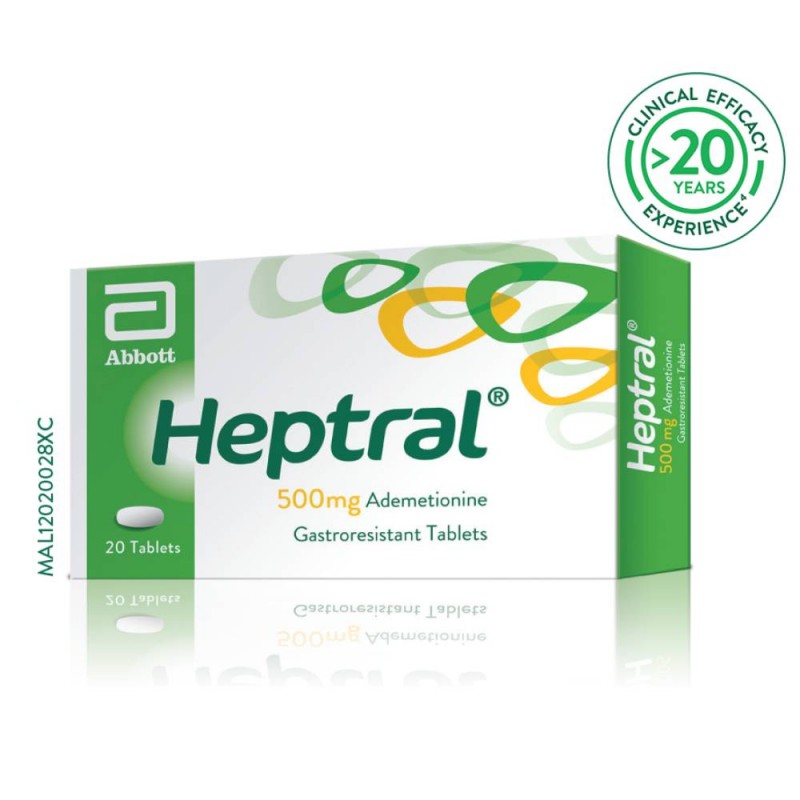 ABBOTT Heptral Ademetionine  20's for Liver, Liver Health, Fatty Liver