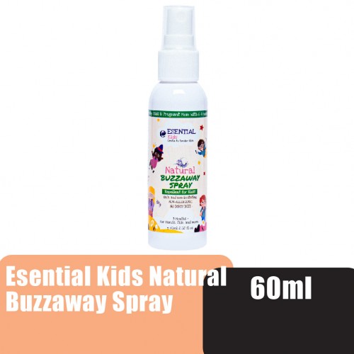 ESENTIAL BABY Natural Eucalyptus Buzzaway Mosquito Repellant Spray 60ml / Ubat nyamuk kanak kanak/ 天然防蚊噴霧