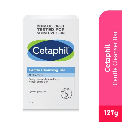 CETAPHIL Gentle Cleanser Bar 127g Sabun Buku, Sabun Mandi, Sabun Badan, Body Wash, 沐浴露