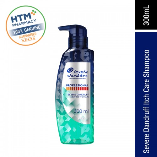HEAD & SHOULDERS SHAMPOO 300ML - SEVERE DANDRUFF ITCH CARE