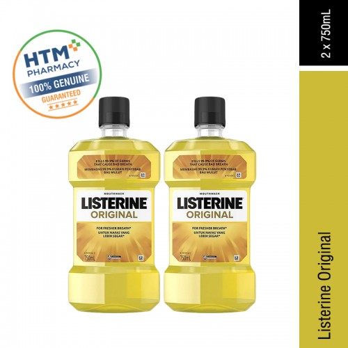 LISTERINE ORIGINAL 750ML X 2