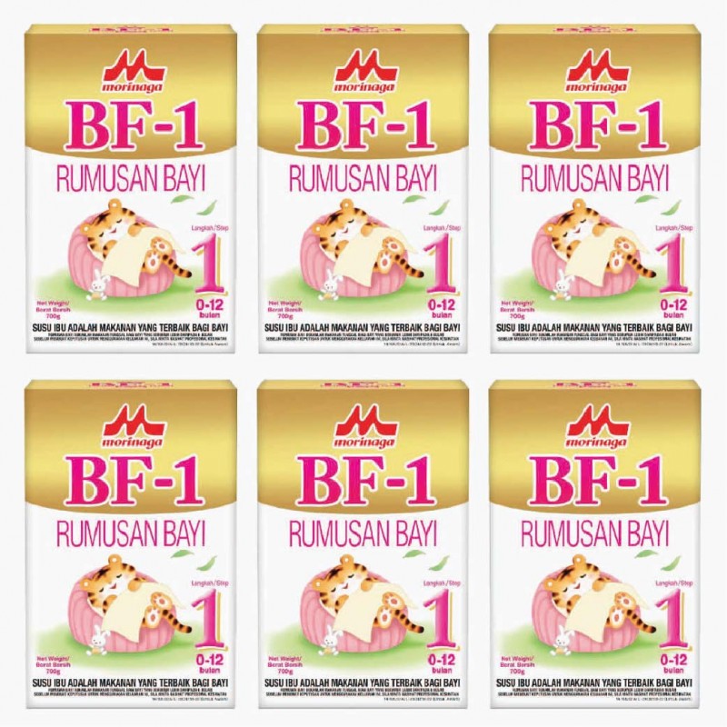 Morinaga BF-1 Infant's Milk Formula 700g X 6