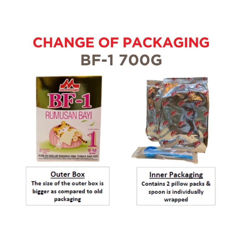 Morinaga BF-1 Infant's Milk Formula 700g X 6