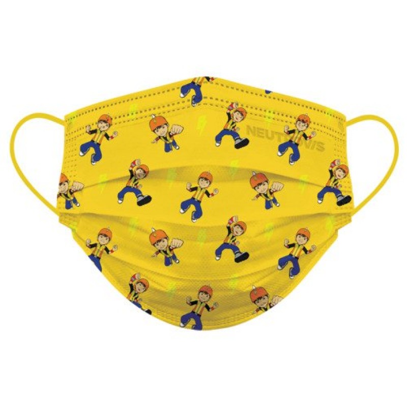 NEUTROVIS 4PLY MASK KIDS ELEMENTAL HERO EDITION 30'S - BOBOIBOY