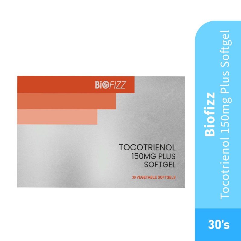 BIOFIZZ Tocotrienol 150mg Plus Softgel 30'S