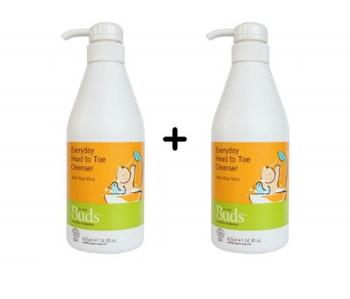 BUDS EVERYDAY HEAD TO TOE CLEANSER 425ML X 2