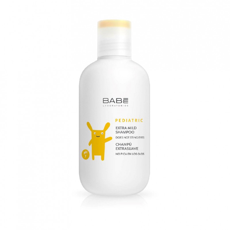 BABE LABORATORIOS Pediatric Extra Mild Shampoo 200ml - Baby Shampoo with Conditioner (for The Scalp of Baby & Kids)