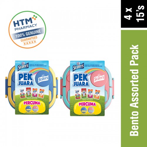SCOTT'S BENTO ASSORTED PACK 4X15'S