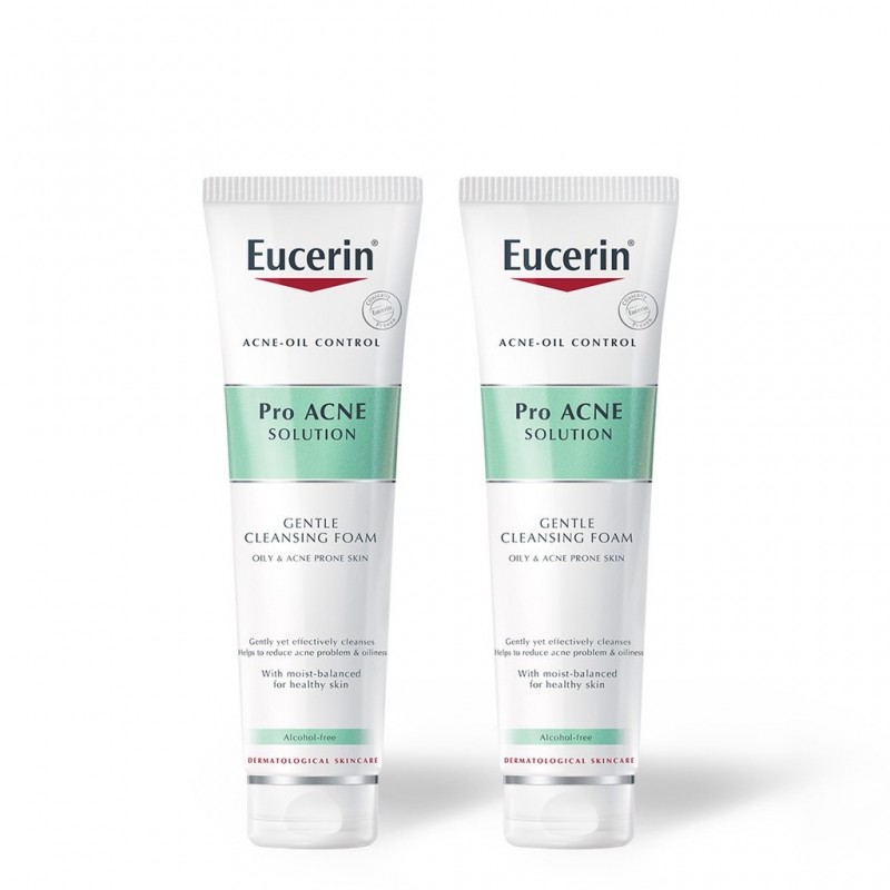EUCERIN PROACNE CLEANSING FOAM 150G X 2