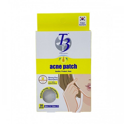 T3 ACNE PATCH (HYDROCOLLOID) 30'S