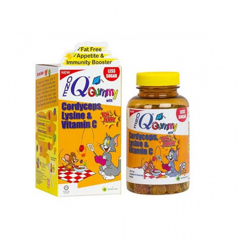 ONEQ GUMMY WITH CORDYCEPS, LYSINE & VITAMIN C 120G