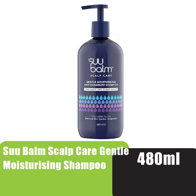 Suu Balm Scalp Care Gentle Moisturising Anti Dandruff Shampoo 480ml