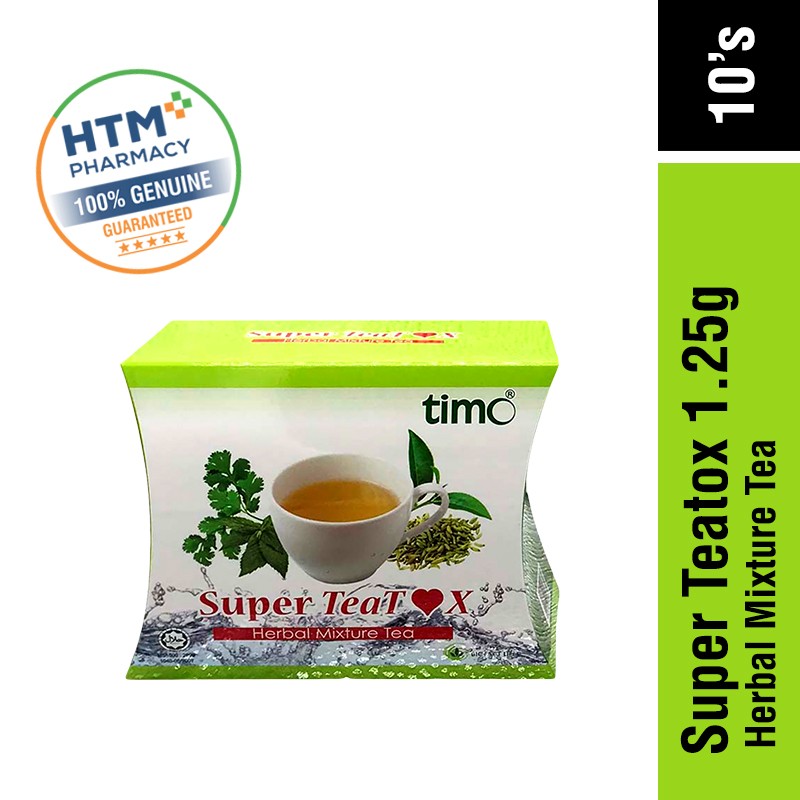 TIMO SUPER TEATOX HERBAL MIXTURE TEA 1.25G X 10'S