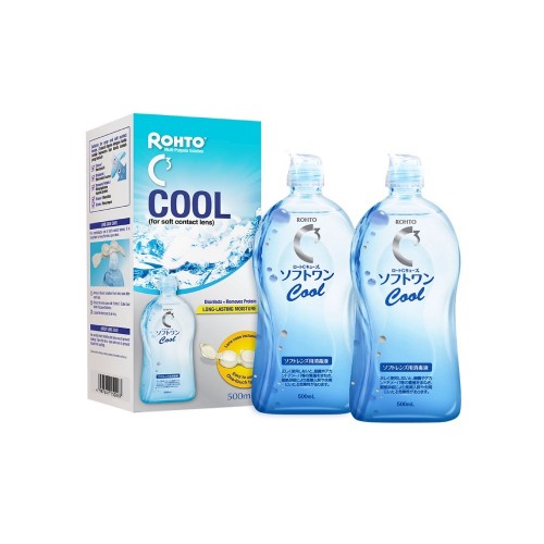 ROHTO COOL MULTI-PURPOSE SOLUTION 2 X 500ML (B1F1)