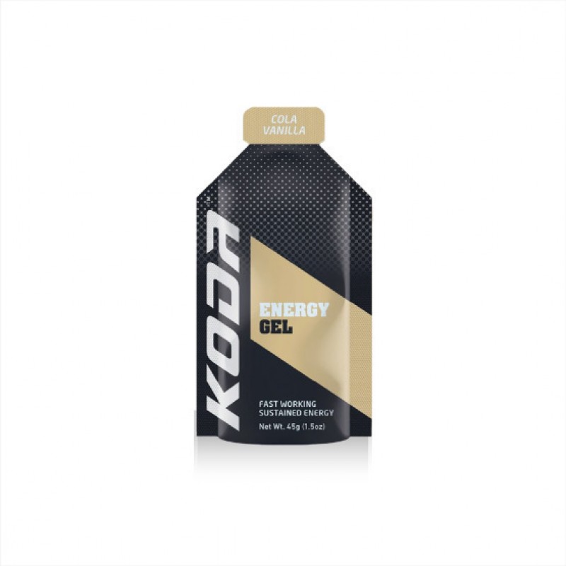 KODA ENERGY GEL 45G X 24'S  - COLA VANILLA (CAFFEINE)
