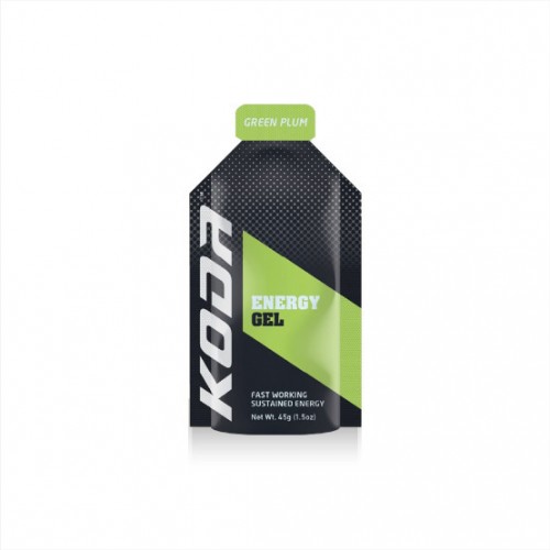 KODA ENERGY GEL 45G X 24'S - GREEN PLUM (CAFFEINE)