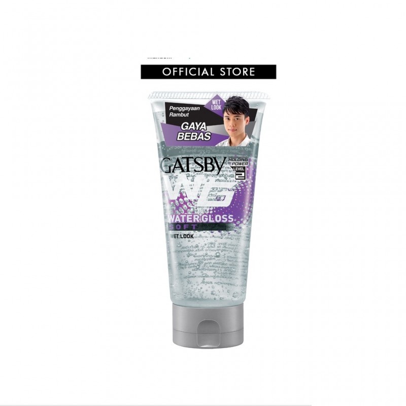 GATSBY WATER GLOSS / WET LOOK GEL 170G - SOFT TUBE