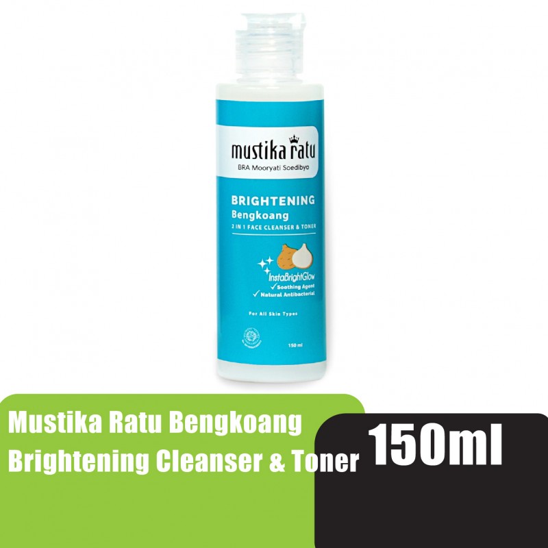 Mustika Ratu Brightening Bengkoang 2 in 1 Facial Wash & Toner 150ml ( Whitening Face Wash /Sabun Muka /Sabun Putih )
