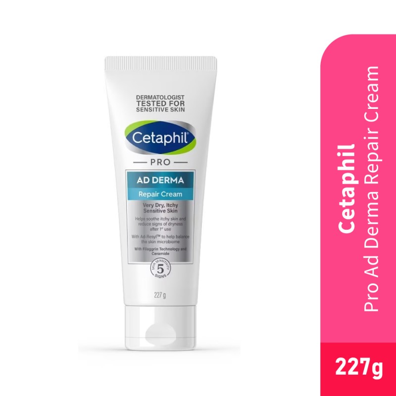 CETAPHIL Pro AD Derma Repair Cream 227g, Moisturizer with Ceramide, Moisturiser, 保湿