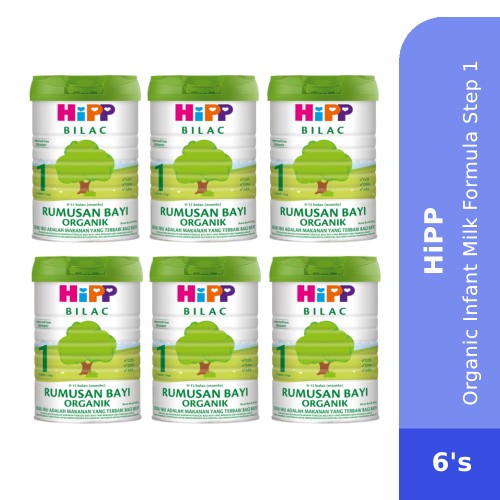 HiPP BILAC Infant Milk Formula Step 1 (0-12 Months) 900G X 6's - Susu Formula, Milk Powder