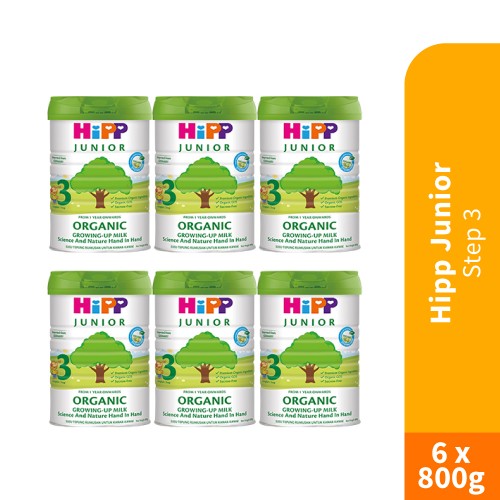 Hipp Junior (1-3 Years) 800g X 6 - Step 3 for Infant Milk Formula, Milk Powder