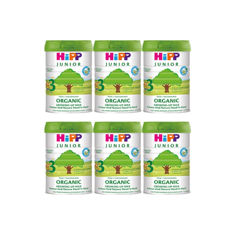 Hipp Junior (1-3 Years) 800g X 6 - Step 3 for Infant Milk Formula, Milk Powder