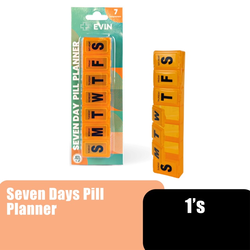 EVIN SEVEN DAY PILL PLANNER