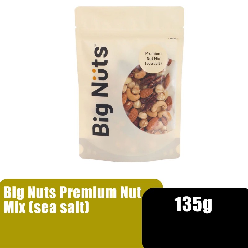 [CLEARANCE] BIG NUTS PREMIUM NUT MIX - SEA SALT 135G (EXP: 03/2026)