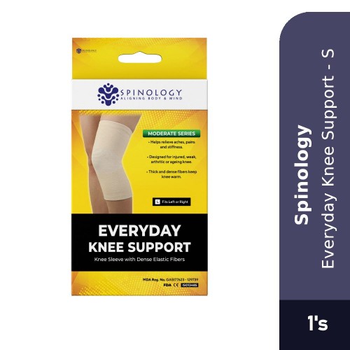 Spinology Everyday Knee Support Size (S) Sport Fitness Knee Guard Support Elastic Guard Lutut Pelindung Lutut 护膝 护膝套