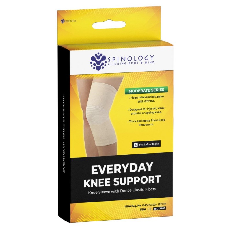 Spinology Everyday Knee Support Size (XXL) Sport Fitness Knee Guard Support Elastic Guard Lutut Pelindung Lutut 护膝 护膝套